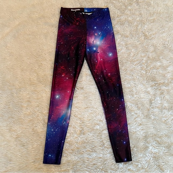 Blackmilk Pants - BlackMilk Galaxy Print Leggings - Size Small